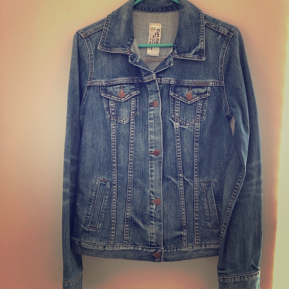 Abercrombie & Fitch Light Blue Denim Jacket